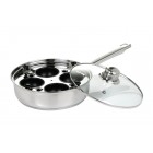 Clearview Stainless Steel 4 Cup Egg Poacher Set 